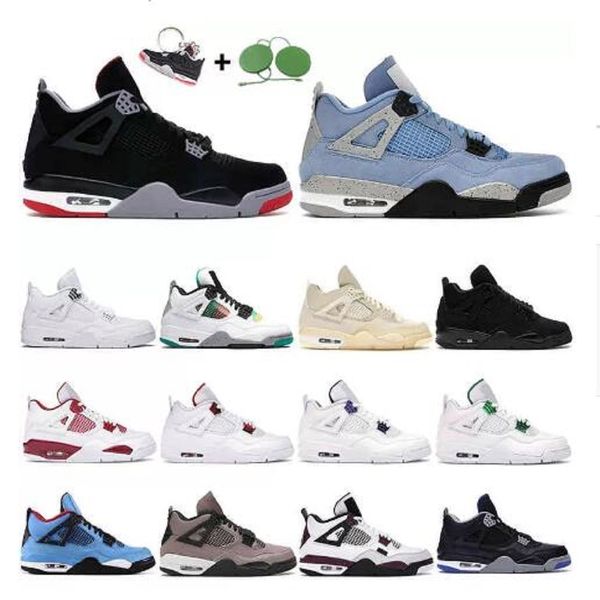 

basketball shoes men 4s 4 university blue black cat pure money cool grey royalty university red union guava lemon venom thunder mens trainer