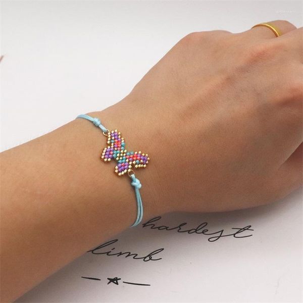 Pulseira de fios de miçangas para mulheres miyuki pulseras mujer moda padrony padrão jóias de presente de braçadeira exclusiva pulseiras exclusivas