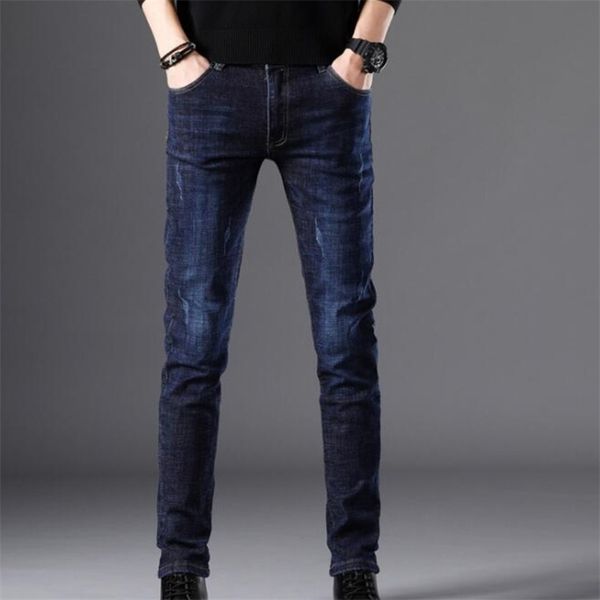 

2020 fashion new design straingt denim trousers classic men jeans on lj200903, Blue