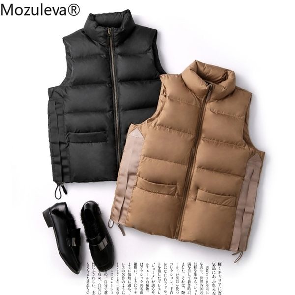 

autumn sleeveless 90 white duck down thick long winter jacket and coat for light vest women 210416, Black