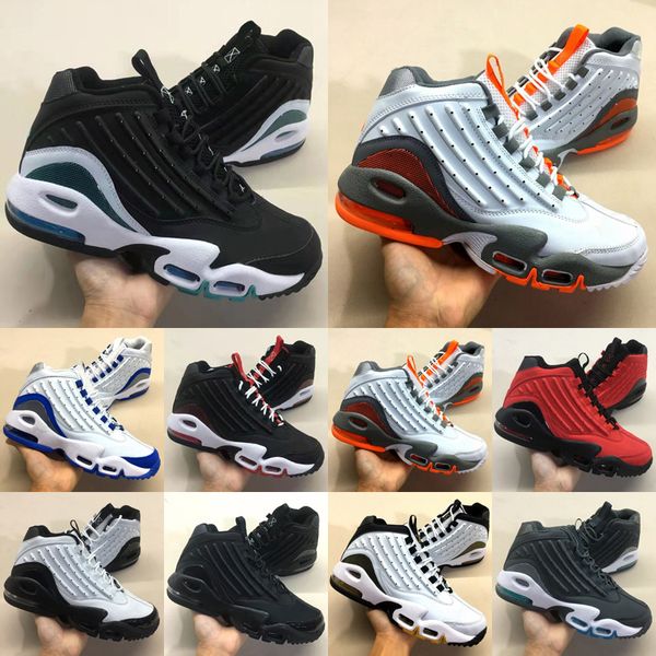 

penny hardaway 24 mens chrome basketball shoes por one black aurora metallic gold memphis tiger outdoor sports sneakers trainers