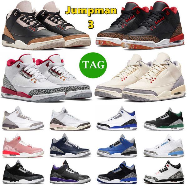 

jumpman 3 basketball shoes men 3s desert elephant kumquat neapolitan rust pink cardinal red pine green unc mens trainers outdoor sneakers