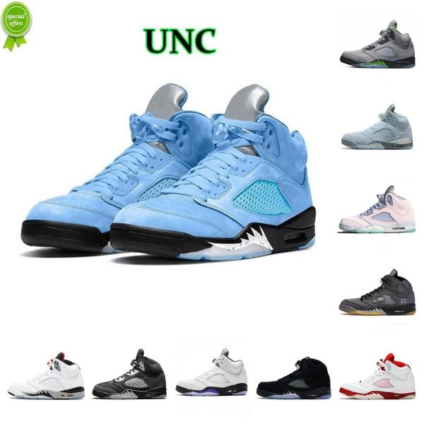 

2023 mens 5 5s dark concord basketball shoes easter racer blue unc green bean bluebird oreo white stealth black metallic raging bull red wha
