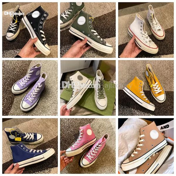 2023 klassische, lässige Herren- und Damen-Segeltuchschuhe, Stern-Sneaker, Chuck 70 Chucks, 1970, 1970er Jahre, alle Sneaker, Plattform, Stras, schwarzer Schuh