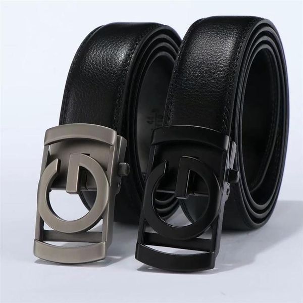 

fashion casual belts for men automatic buckle belt male chastity belts fashion mens leather belt whole 2102, Black;brown