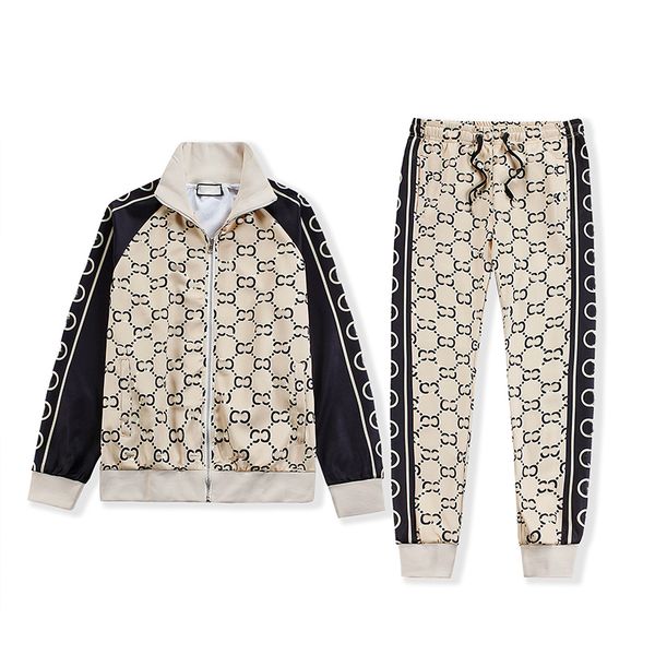 

2022 new high-quality men's tracksuits spring and autumn casual cardigan sweater jacket hooded running training clothes sports suit col, Gray