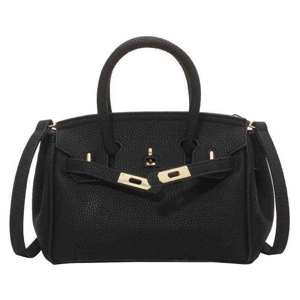 

fashion women handbags heme bag female 2022 pattern portable net lock messenger red temperament yqtq