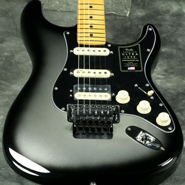 

ultra luxe st floyd rose hss maple fb silverburst electric guitar