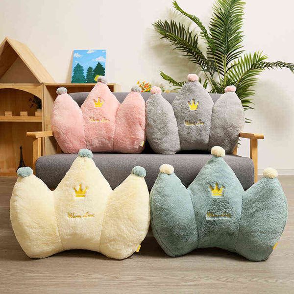 Tailles chaud amour couronne longs coussins en peluche coussin de décor flou différentes couleurs pour canapé chaise support arrière livraison directe J220704