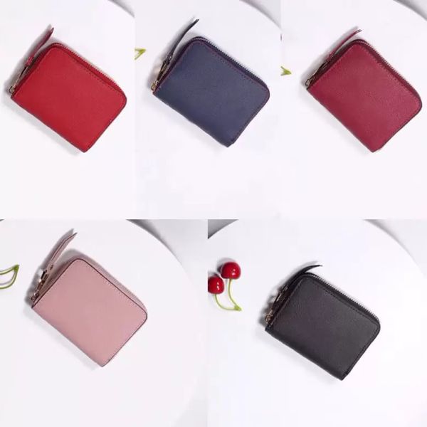 

dicky0750 walletl leather short wallet for women fashion lady money bag zipper pouch classic coin purse pocket note card holder clutch whole