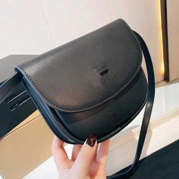 

kaia saddle messenger bag genuine leather handbags purses shoulder crossbody bag womens totes [with box] two sizes 18cm/16cm s4b0#