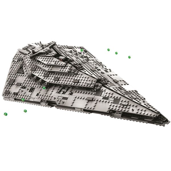 

space wars building blocks kit first order star destroyer playset mini figure toys chinldren's gift 10901 1457pcs set