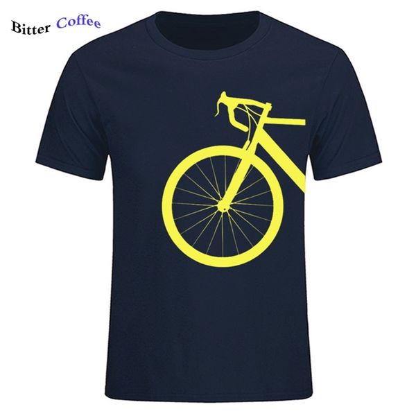 Mountainbike Herzschlag Lustige Biker T Shirt Übergroßen Custom Kurzarm Herren Fahrrad Radfahren T-shirt Mode Baumwolle T-shirts 220509