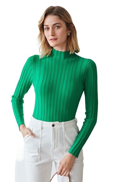 

motf premium wool mix ribbed bodysuit x4ac#, White