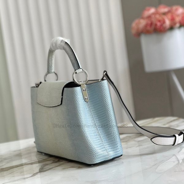 

lizard skin fritillaria capucines gradient bags leather handbags designer luxury woman lady shoulder cross body fashion wholesale new style