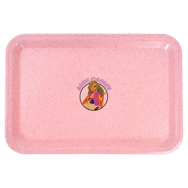 

sell well new type biodegradable pink plastic plate lady hornet