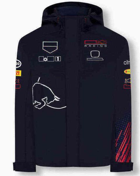 

2022 baru f1 balap jaket musim semi dan gugur tim jersey, Black
