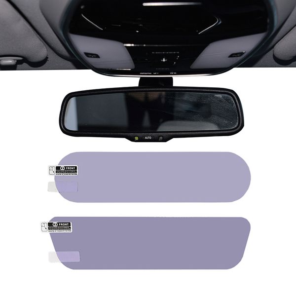 

car rearview mirror anti glare film anti fog waterproof rainproof stickers anti scratch film universal car interior night