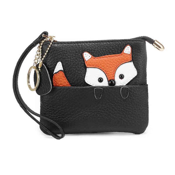 

wallets handbags zero female cute mini leather zipper small ultra thin creative cartoon coin bag key chain, Red;black