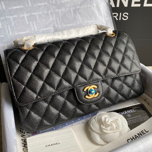 

Dupe Chanel Replica AAAAA Quality Designer Classic Caviar Flap Bag Women Crossbody Bag Luxuries Shoulder Handbag 25CM With Box
