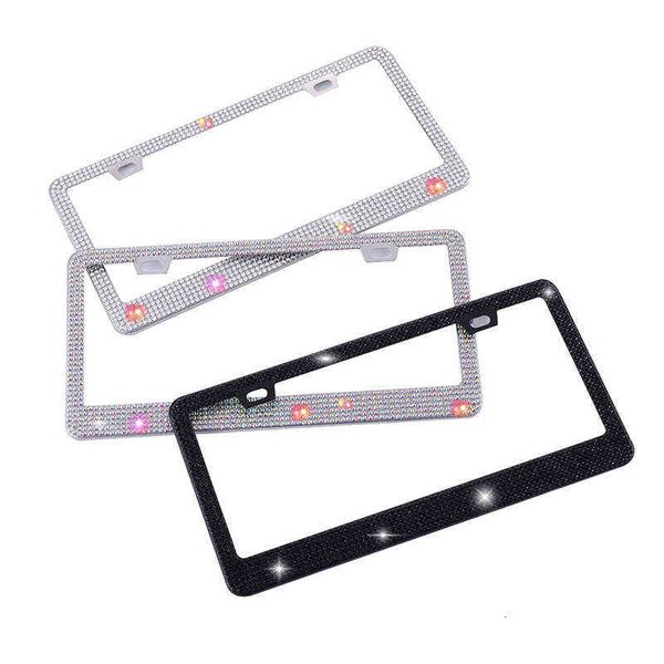 

self produced american license plate, standard stainls steel frame and diamond