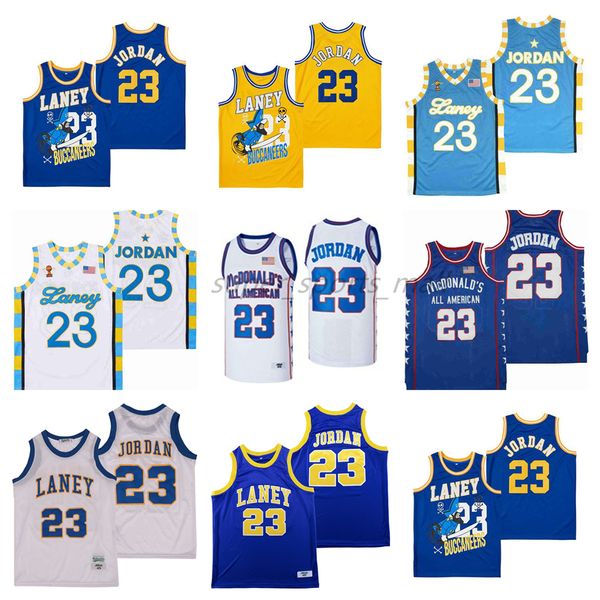 

movie basketball jerseys #23 laney high school jersey 10cb, Black;red