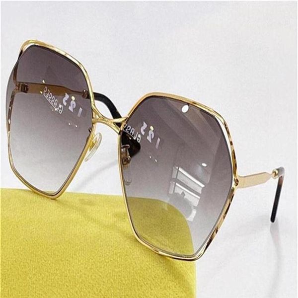 

new fashion design sunglasses 0818 hexagon metal frame simple and popular style outdoor uv400 protective glasses 24c, White;black