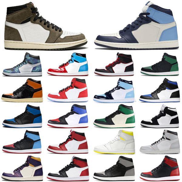 

hipping jumpman 1 1s men women basketball shoes bloodline shadow fearless chicago gold toe mens trainers sport sneakers