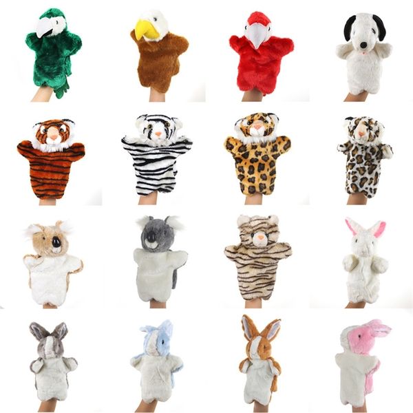 29 Styles 25cm Animal Plush Hand Puppet Toys Baby Educational Hand Puppets Animal Plush Dolls Giocattoli a mano per bambini Regali per bambini 220531