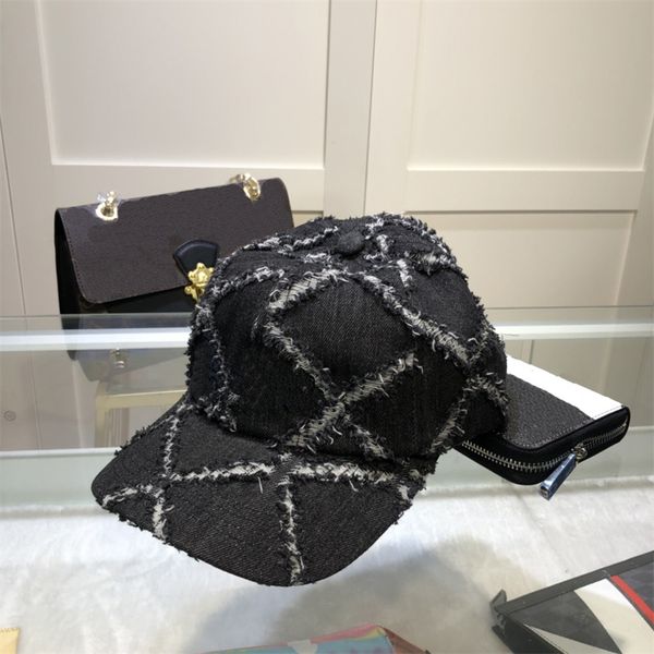 

designer denim caps neutral ripped baseball cap brand all match fisherman hat suitable for shading sports street 3 styles, Blue;gray