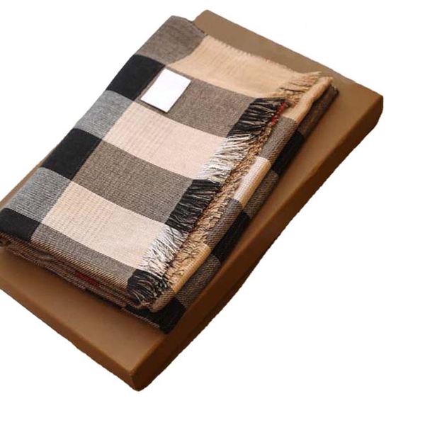 

High quality designer Scarf 180x65cm Big Size Women Silk Winter Letter Foulard Wool Scarves Unisex Luxury Shawls with box and accessories