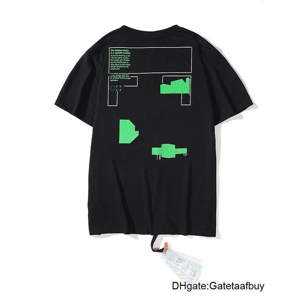 

summer mens loose t shirts fashion tees designers offer brands man women casual t-shirt luxury clothing letter arrow tshirts street ekru, White;black