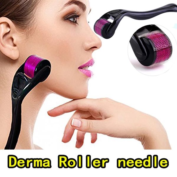 Titanium Micro agulha 0,25/0,5 mm Derma roller dermaroller Regçadeira de cabelo de barba Anti que perda de cabelo Tratamento Recuando