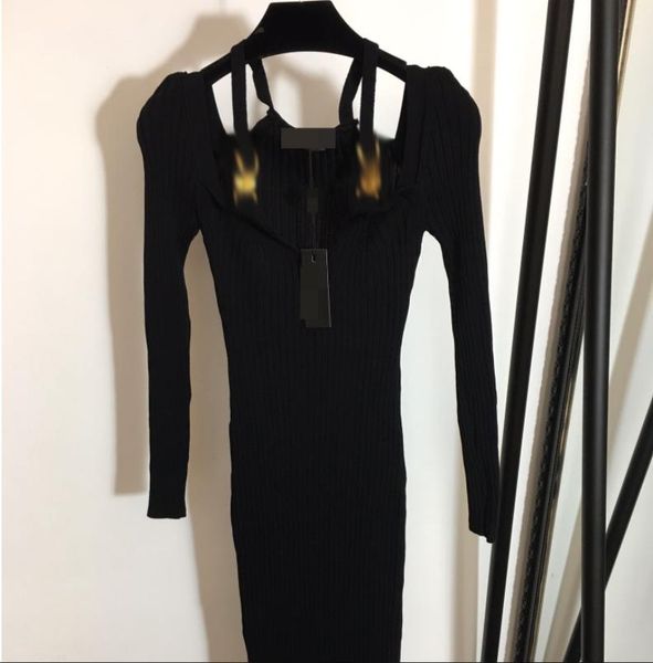 

400 l 2022 milan runway dress spring summer dress brand same style empire long sleeve black spaghetti strap flora print weini
