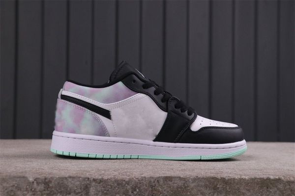 

1 1s low tie-dye dm1199-100 basketball shoes womens mens size us 4-13 36-47