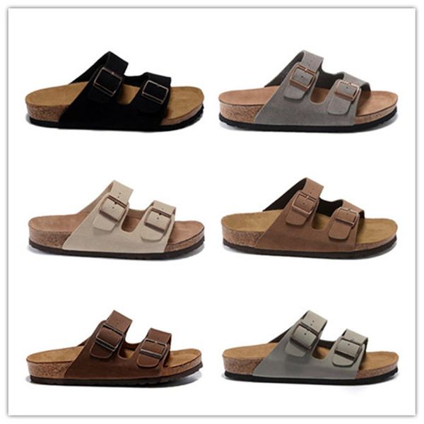 

new designer men women sandals arizona gizeh slippers caliente verano flip flops hombres mujeres beach sliders outdoor indoor woody mules ca, Black