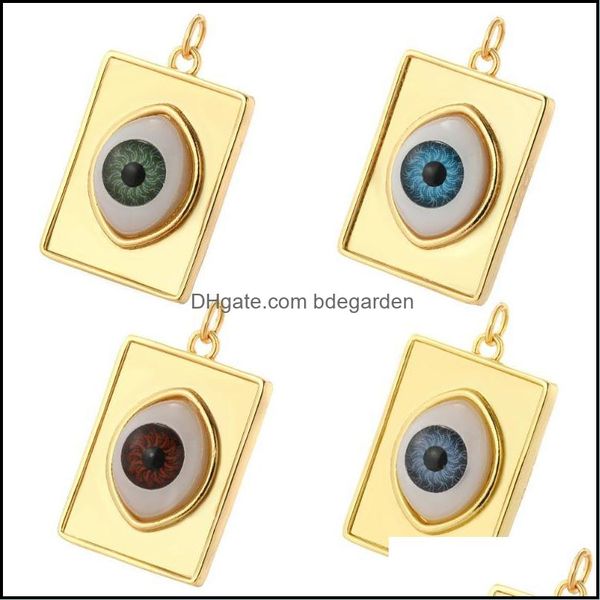 

charms jewelry findings components greek turkish blue eye for making supplies evil gold diy earrings necklace dh5nj, Bronze;silver