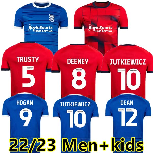 

3xl 22/23 birmingham soccer jerseys deeney bela lukasz jutkiewicz hogan 2022 bela sam gallagher pedersen dean sunjic men kids kits sock full, Black;yellow