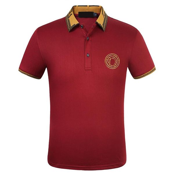 

summer tee t-shirt for mens designer polo shirts high street embroidery garter snakes little bee print clothing men classic polos 305e, White;black