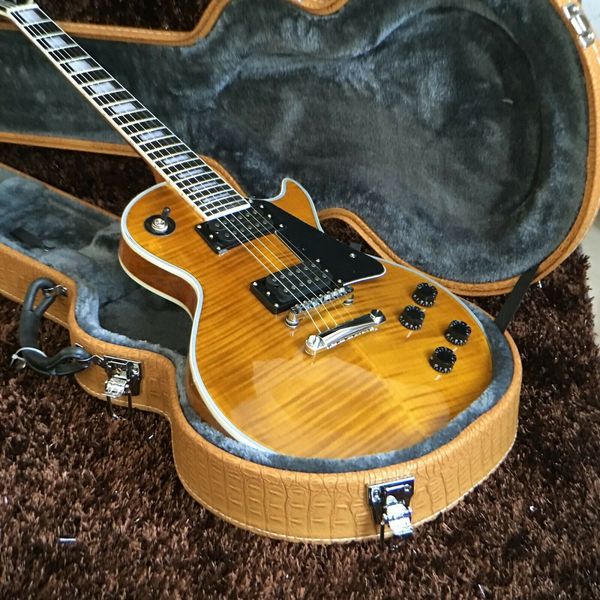 

guitar store standard tiger veneer electric guitar fast
