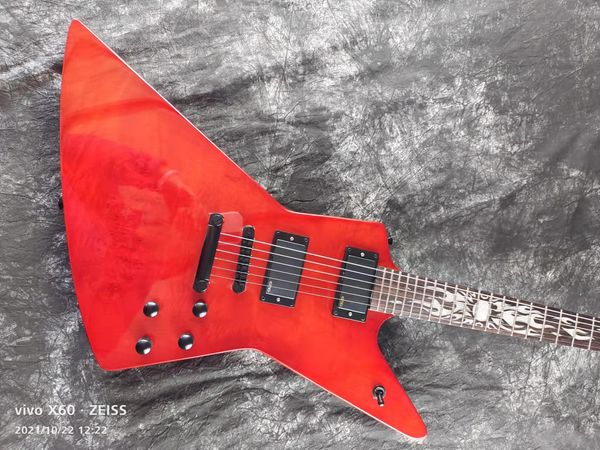 

electric guitar, mahogany body, special inlay, sold in stock