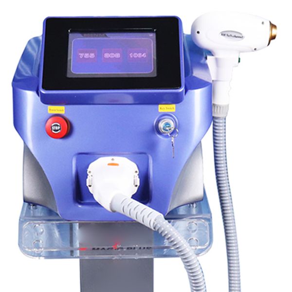 2022 Atacado 808nm IPL Dispositivo Epilador Triplo comprimento de onda Diodo Diodo Laser Skin Skination Machine Remoção de cabelo Alça