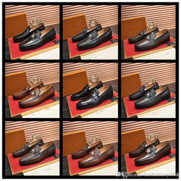 A3 Luxusmarken Stickerei Mann Loafer Schuh Black Diamond Strass Spikes Herrenschuhe Designer Nieten Casual Flats Turnschuhe Großhandel Größe 6,5-11