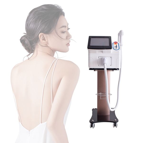 

755 808 1064nm diode laser machine for hair removal and skin rejuvenation, Black