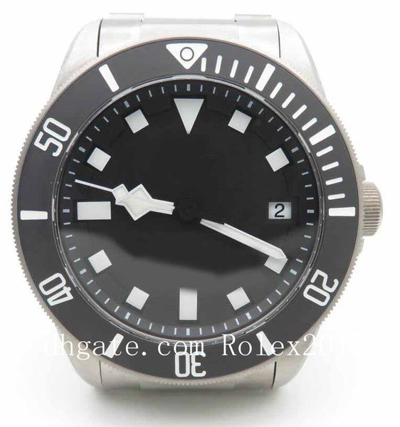 XF Factory Mens Wristwatches Luxury ETA Calibre 2824 Movimento automático Titanium ti/ti preto xf v4 miyota 9015 904 l Relógio de aço inoxidável