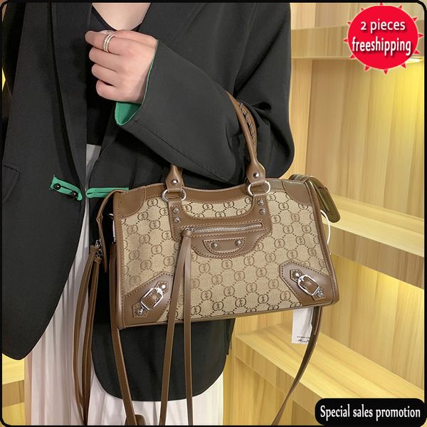 

online designer brand bags crossbody tote popular stitched embroidered women's 2022 new portable large capacity shoulder