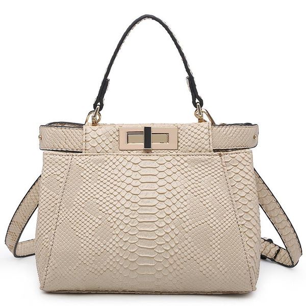 Bolsas noturnas 2022 Summer Python Pattern Bag Bag ombro para mulheres Designer Feminino Bolsas femininas