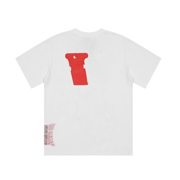 

summer mens designer t shirt v men women short sleeve hip hop style black white yellow tees size s-xl, White;black