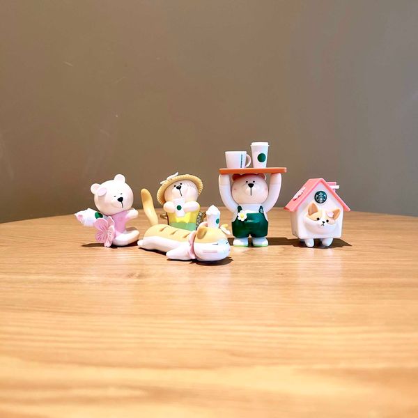 

starbucks cherry blossom cure adorable multifunctional ornament support small light note clip hub for deskoffice