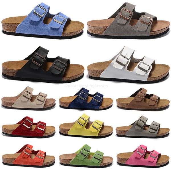 

men women designer sandals birks arizona vegan microfiber slides desert dust black grey white soft pink mens woody slider indoor outdoor fli